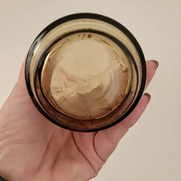 4 Vintage Retro Butterfly Wheat Design Smoked Tall Tumblers Drinking Glasses - Picture 6 of 8